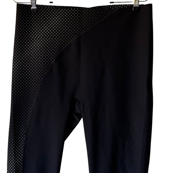 Spanx Every Wear Asymmetrical Reflective 7/8 Leggings Sz XL Black - Picture 3 of 16
